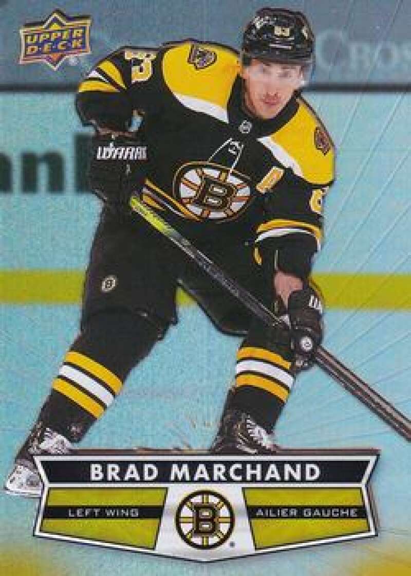 2021-22 Upper Deck Tim Hortons #63 Brad Marchand Hockey Boston Bruins  Image 1