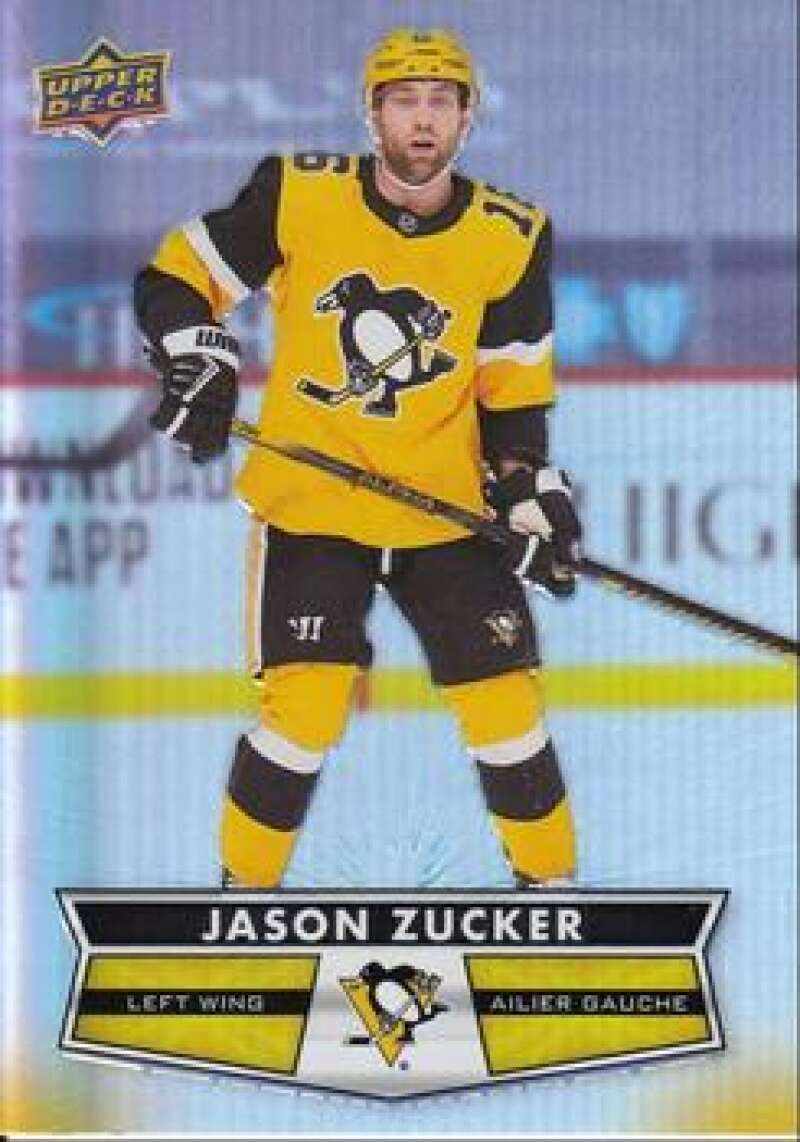 2021-22 Upper Deck Tim Hortons #66 Jason Zucker Hockey Pittsburgh Penguins  Image 1
