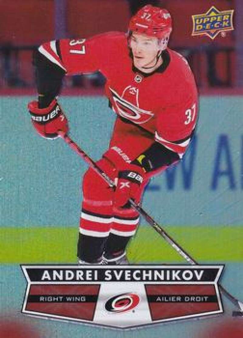 2021-22 Upper Deck Tim Hortons #70 Andrei Svechnikov Hockey Carolina Hurricanes  Image 1