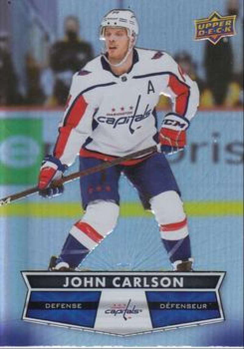 2021-22 Upper Deck Tim Hortons #74 John Carlson Hockey Washington Capitals  Image 1