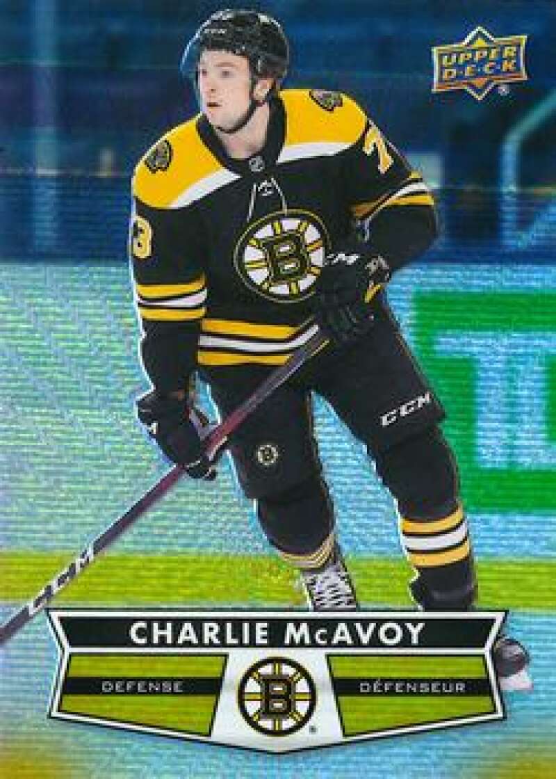 2021-22 Upper Deck Tim Hortons #75 Charlie McAvoy Hockey Boston Bruins  Image 1