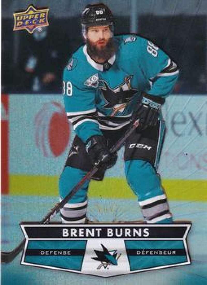 2021-22 Upper Deck Tim Hortons #80 Brent Burns Hockey San Jose Sharks  Image 1
