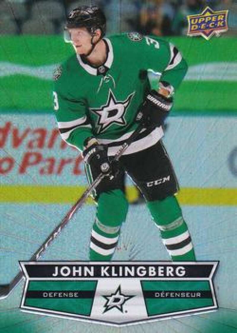 2021-22 Upper Deck Tim Hortons #83 John Klingberg Hockey Dallas Stars  Image 1