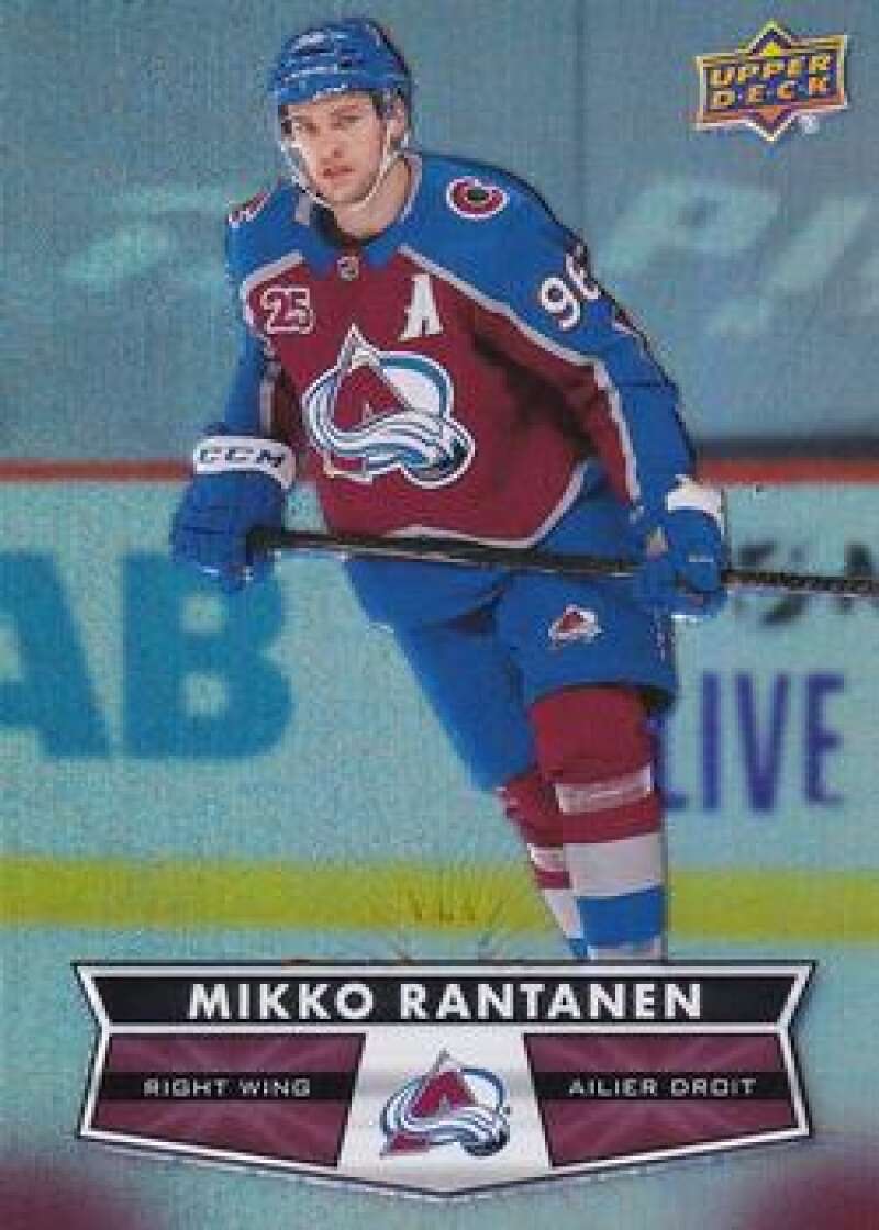2021-22 Upper Deck Tim Hortons #96 Mikko Rantanen Hockey Colorado Avalanche  Image 1