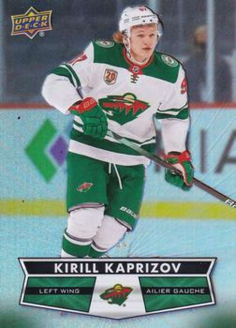 2021-22 Upper Deck Tim Hortons #98 Kirill Kaprizov Hockey Minnesota Wild  Image 1