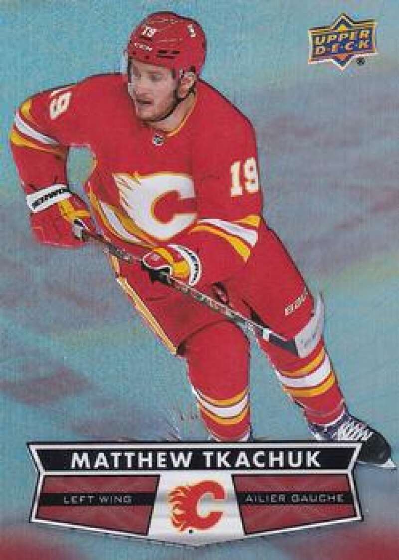 2021-22 Upper Deck Tim Hortons #102 Matthew Tkachuk Hockey Calgary Flames  Image 1