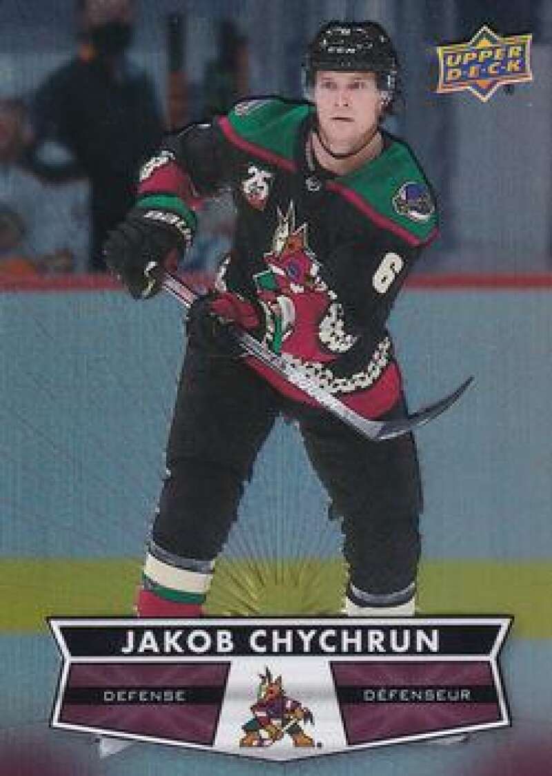 2021-22 Upper Deck Tim Hortons #109 Jakob Chychrun Hockey Phoenix Coyotes  Image 1