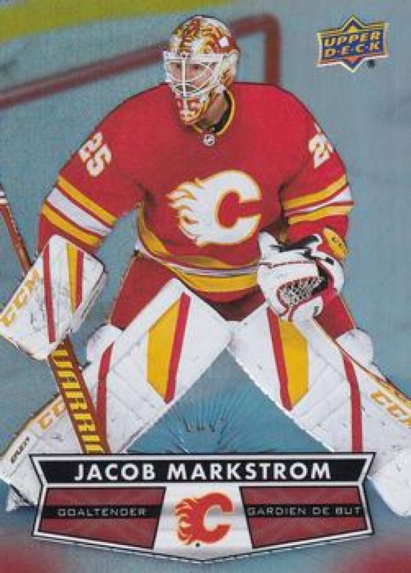2021-22 Upper Deck Tim Hortons #111 Jacob Markstrom Hockey Calgary Flames  Image 1