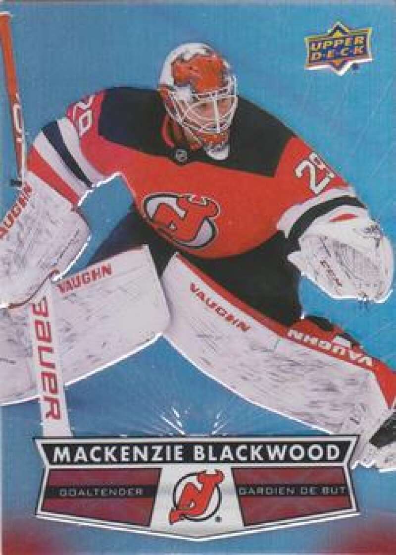 2021-22 Upper Deck Tim Hortons #114 Mackenzie Blackwood Hockey New Jersey Devils  Image 1