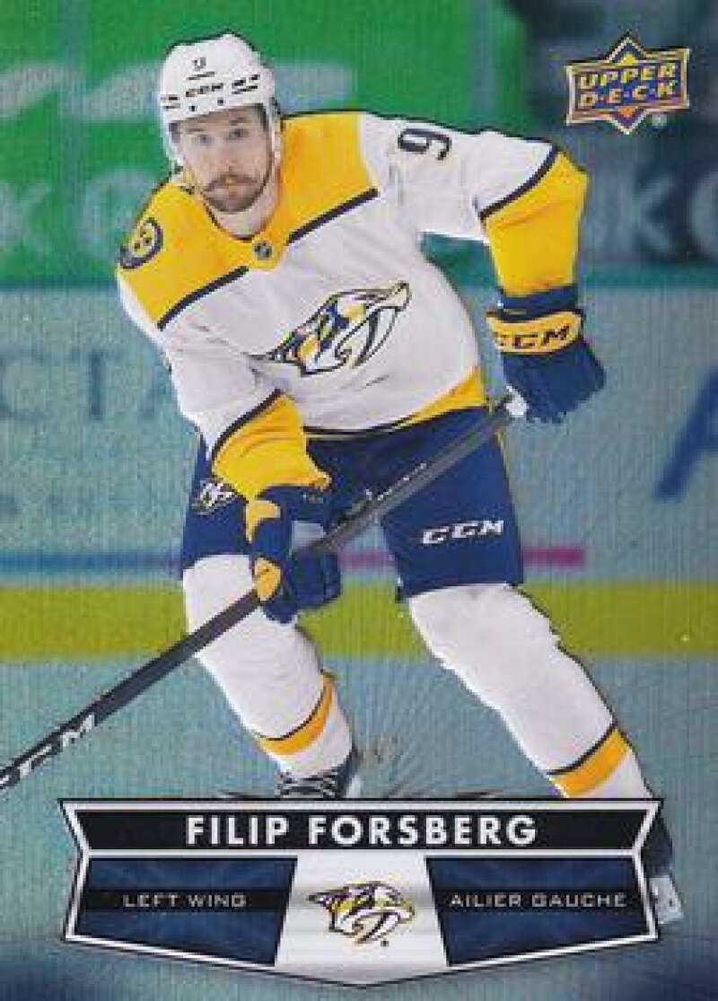 2021-22 Upper Deck Tim Hortons #115 Filip Forsberg Hockey Nashville Predators  Image 1