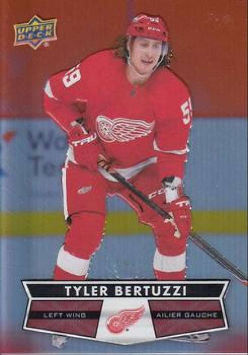 2021-22 Upper Deck Tim Hortons #118 Tyler Bertuzzi Hockey Detroit Red Wings  Image 1