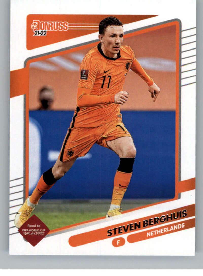 2021-22 Donruss Road to Qatar #94 Steven Berghuis  Netherlands  V86390 Image 1