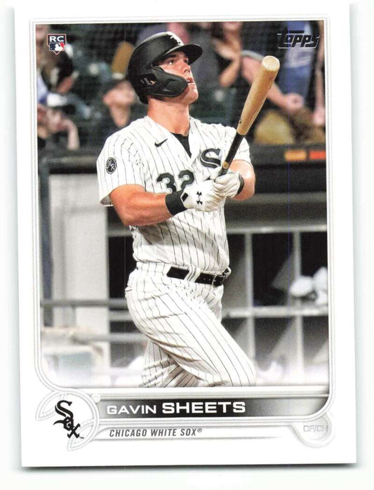 2022 Topps Baseball  #12 Gavin Sheets  RC Rookie Chicago White Sox  Image 1