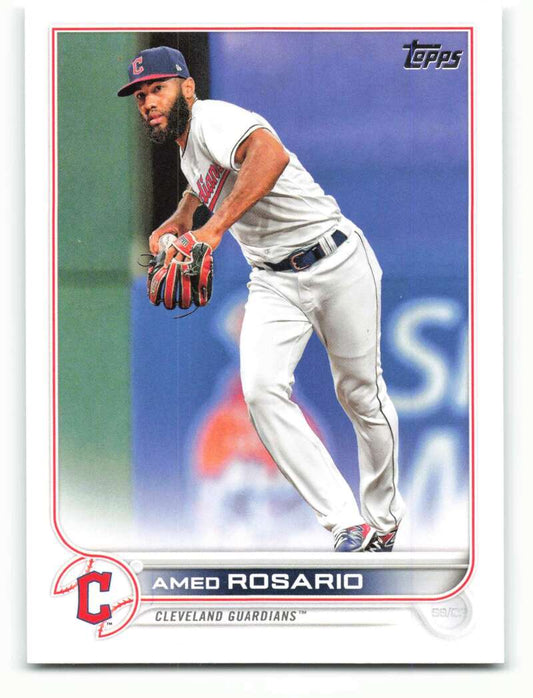 2022 Topps Baseball  #14 Amed Rosario  Cleveland Guardians  Image 1