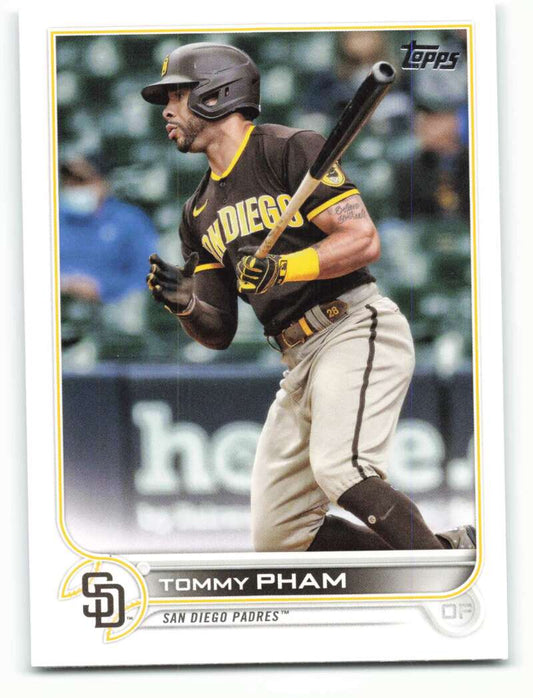 2022 Topps Baseball  #16 Tommy Pham  San Diego Padres  Image 1