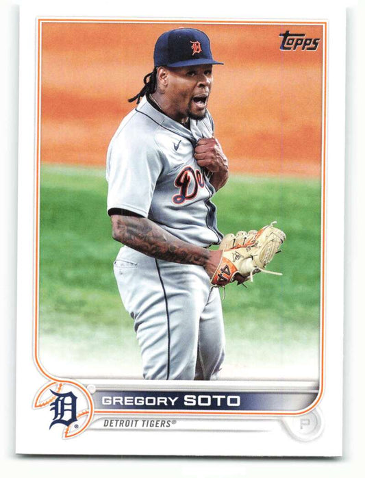 2022 Topps Baseball  #17 Gregory Soto  Detroit Tigers  Image 1