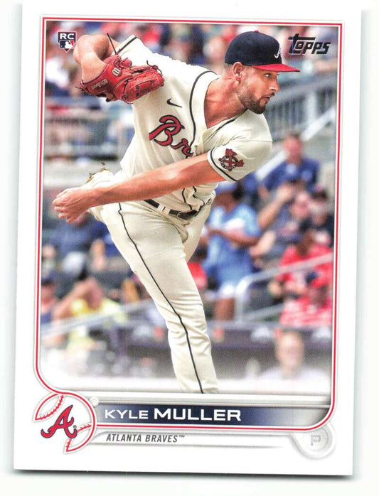 2022 Topps Baseball  #30 Kyle Muller  RC Rookie Atlanta Braves  Image 1