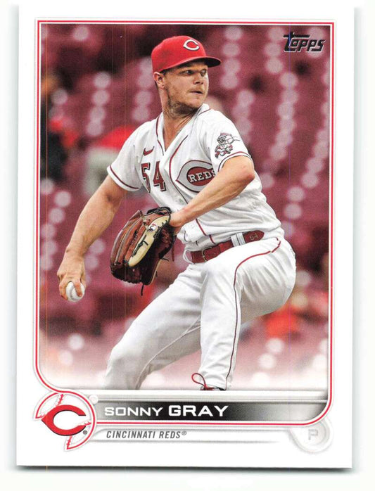 2022 Topps Baseball  #45 Sonny Gray  Cincinnati Reds  Image 1
