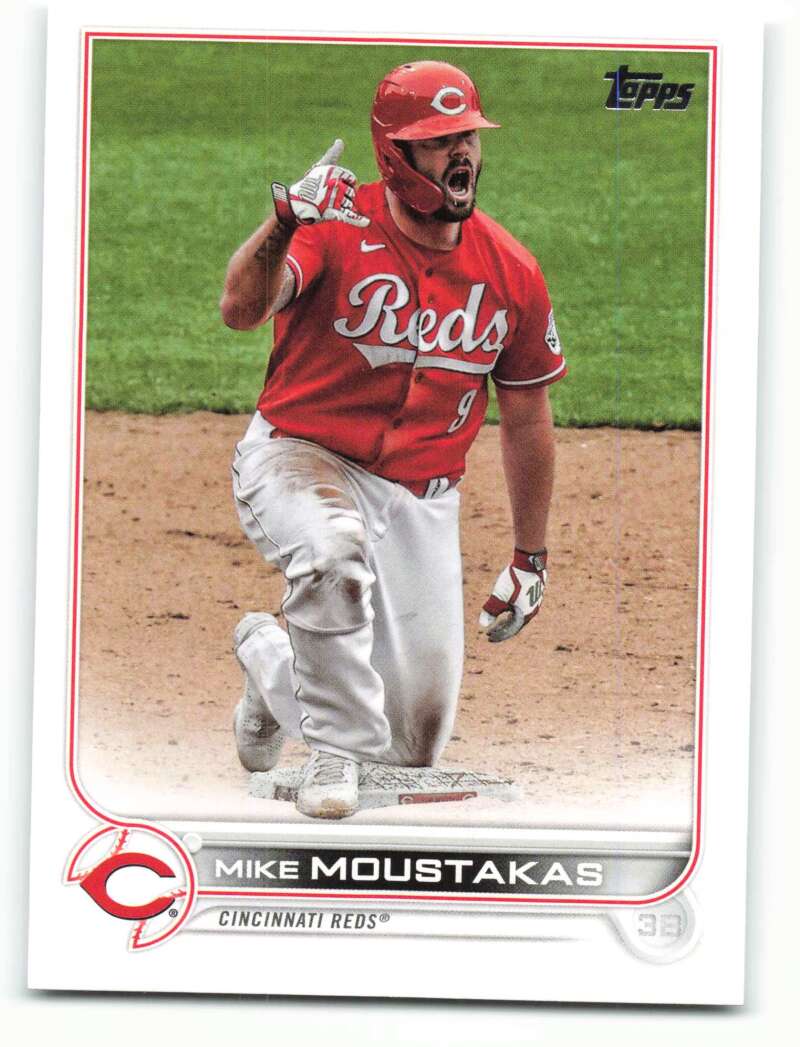 2022 Topps Baseball  #60 Mike Moustakas  Cincinnati Reds  Image 1