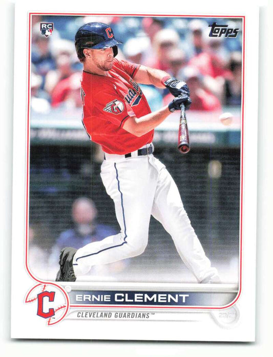 2022 Topps Baseball  #71 Ernie Clement  RC Rookie Cleveland Guardians  Image 1
