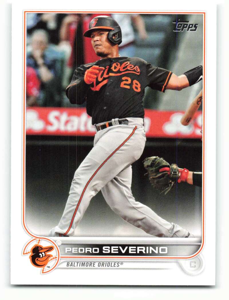 2022 Topps Baseball  #72 Pedro Severino  Baltimore Orioles  Image 1