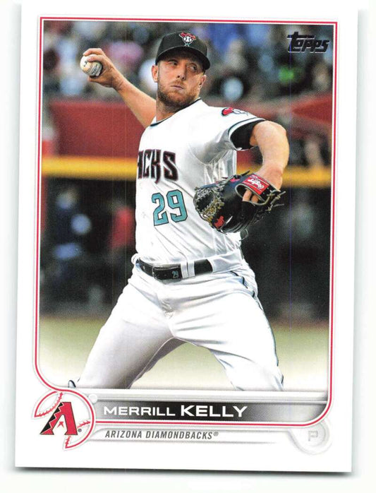 2022 Topps Baseball  #74 Merrill Kelly  Arizona Diamondbacks  Image 1