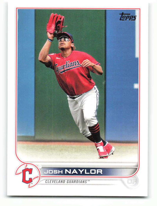 2022 Topps Baseball  #77 Josh Naylor  Cleveland Guardians  Image 1
