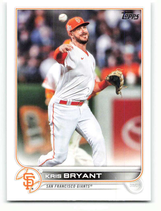 2022 Topps Baseball  #86 Kris Bryant  San Francisco Giants  Image 1
