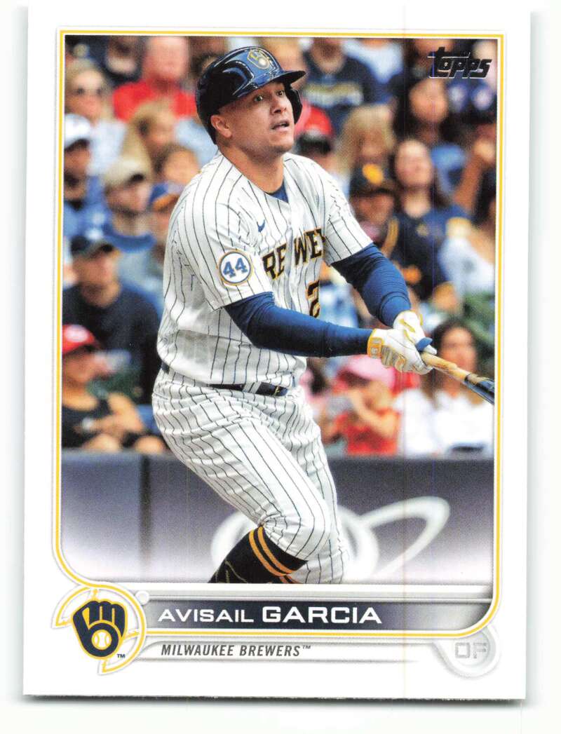 2022 Topps Baseball  #92 Avisail Garcia  Milwaukee Brewers  Image 1