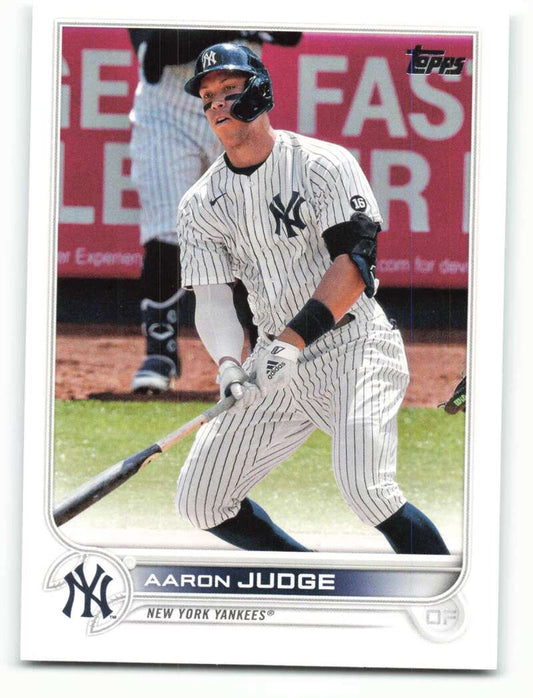 2022 Topps Baseball  #99 Aaron Judge  New York Yankees  Image 1