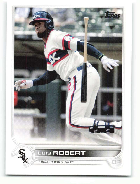 2022 Topps Baseball  #107 Luis Robert  Chicago White Sox  Image 1