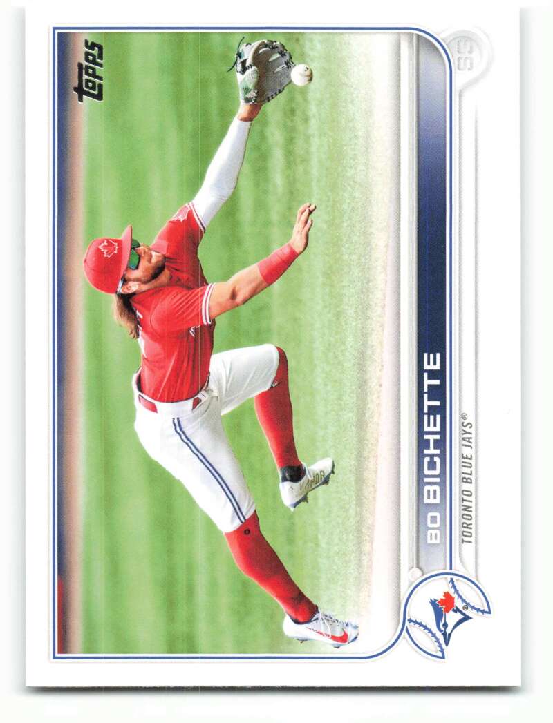 2022 Topps Baseball  #126 Bo Bichette  Toronto Blue Jays  Image 1