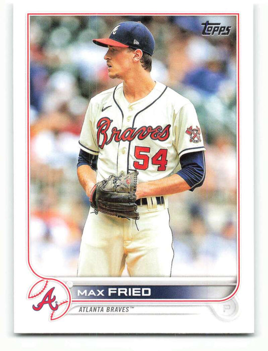 2022 Topps Baseball  #129 Max Fried  Atlanta Braves  Image 1