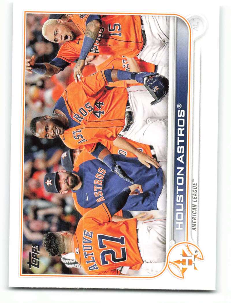 2022 Topps Baseball  #136 Houston Astros   Image 1