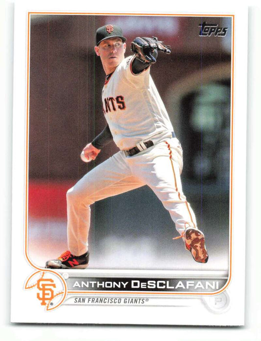 2022 Topps Baseball  #137 Anthony DeSclafani  San Francisco Giants  Image 1