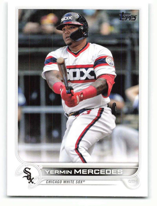 2022 Topps Baseball  #141 Yermin Mercedes  Chicago White Sox  Image 1