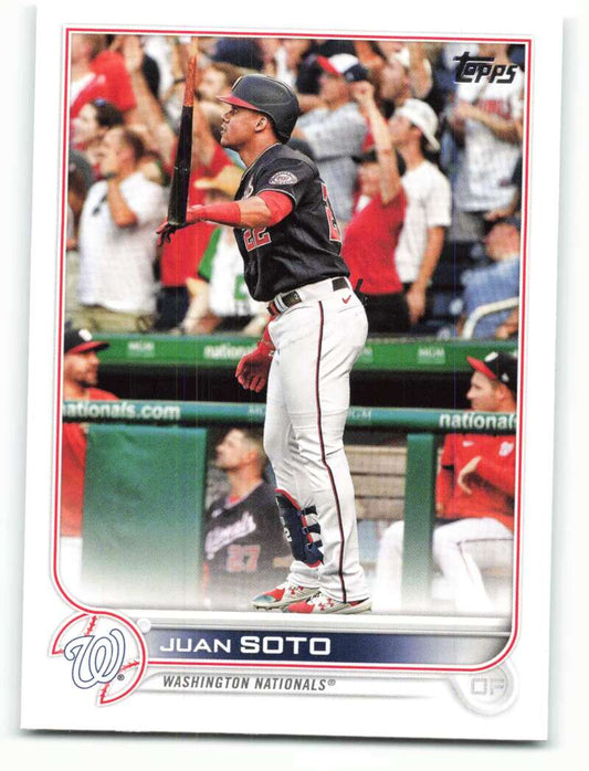 2022 Topps Baseball  #150 Juan Soto  Washington Nationals  Image 1