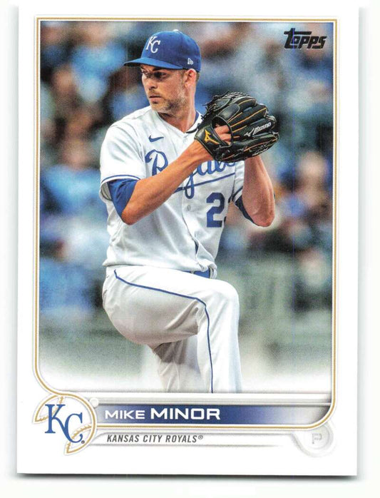 2022 Topps Baseball  #155 Mike Minor  Kansas City Royals  Image 1