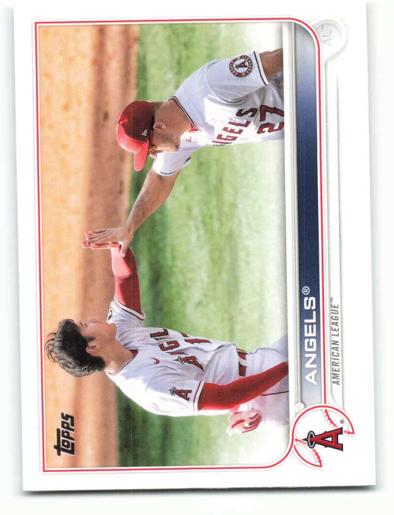 2022 Topps Baseball  #159 Los Angeles Angels   Image 1