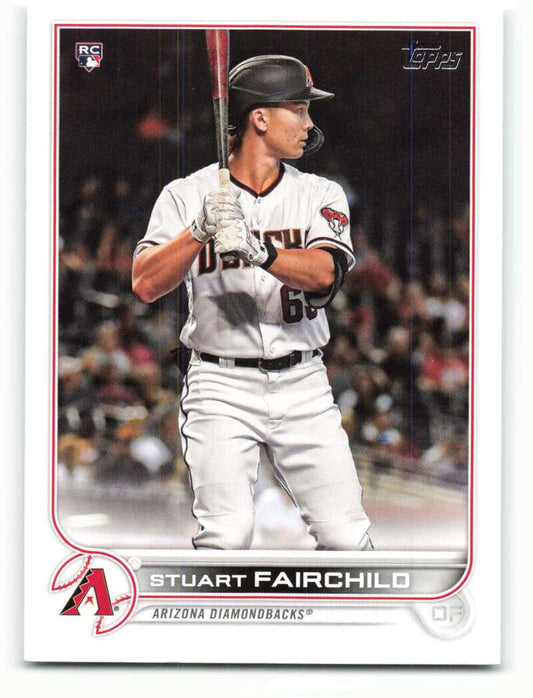 2022 Topps Baseball  #163 Stuart Fairchild  RC Rookie Arizona Diamondbacks  Image 1