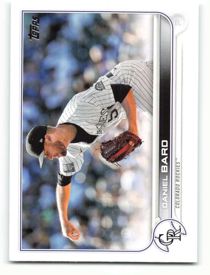 2022 Topps Baseball  #167 Daniel Bard  Colorado Rockies  Image 1