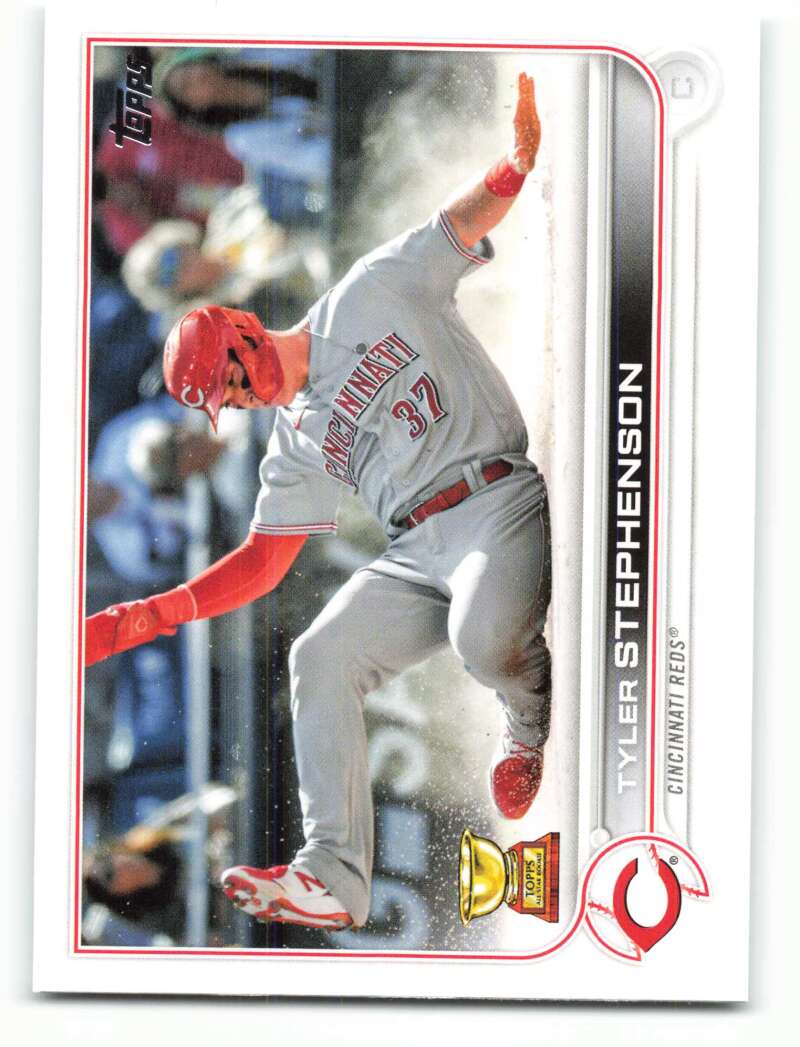 2022 Topps Baseball  #175 Tyler Stephenson  Cincinnati Reds  Image 1