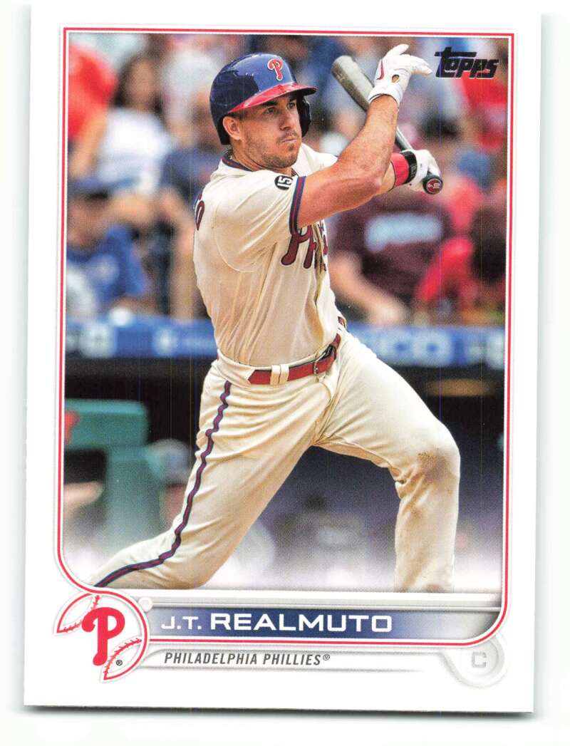 2022 Topps Baseball  #180 J.T. Realmuto  Philadelphia Phillies  Image 1