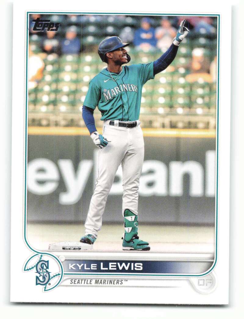 2022 Topps Baseball  #206 Kyle Lewis  Seattle Mariners  Image 1