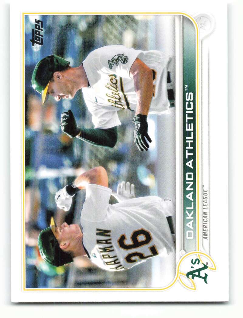 2022 Topps Baseball  #210 Oakland Athletics   Image 1