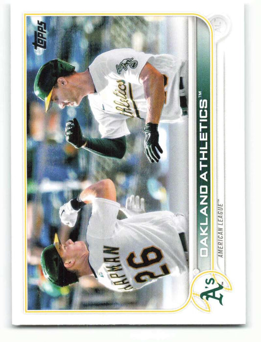 2022 Topps Baseball  #210 Oakland Athletics   Image 1