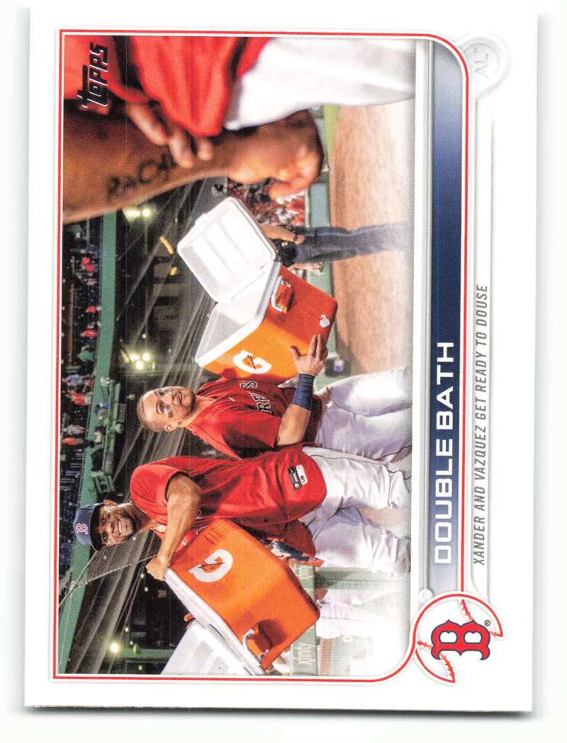 2022 Topps Baseball  #229 Xander Bogaerts  Boston Red Sox  Image 1