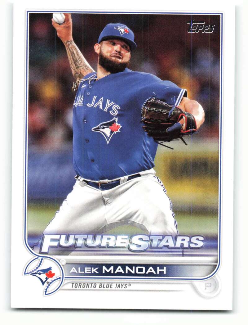 2022 Topps Baseball  #248 Alek Manoah  Toronto Blue Jays  Image 1