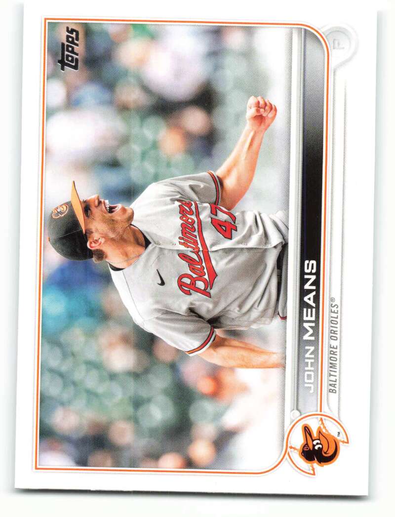 2022 Topps Baseball  #253 John Means  Baltimore Orioles  Image 1