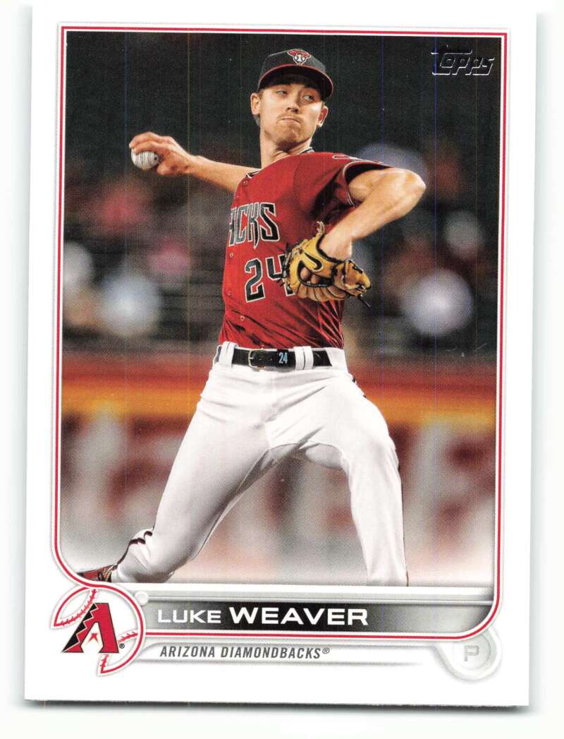 2022 Topps Baseball  #273 Luke Weaver  Arizona Diamondbacks  Image 1